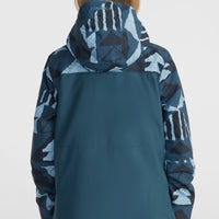 Aplite Plus Skijacke | Blue Triangle Ikat