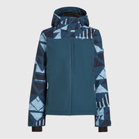 Aplite Plus Skijacke | Blue Triangle Ikat