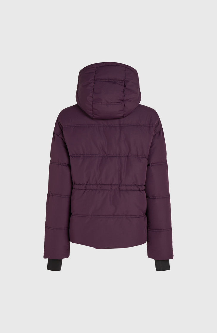 Z.E.N. Hybrid-Skijacke | Aubergine