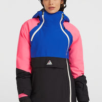 FWC'Play Asymmetric Ski- und Snowboardjacke | Active Blue Colour Block