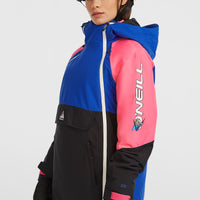 FWC'Play Asymmetric Ski- und Snowboardjacke | Active Blue Colour Block