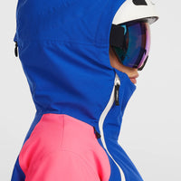 FWC'Play Asymmetric Ski- und Snowboardjacke | Active Blue Colour Block