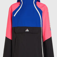 FWC'Play Asymmetric Ski- und Snowboardjacke | Active Blue Colour Block