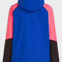 FWC'Play Asymmetric Ski- und Snowboardjacke | Active Blue Colour Block