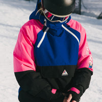 FWC'Play Asymmetric Ski- und Snowboardjacke | Active Blue Colour Block