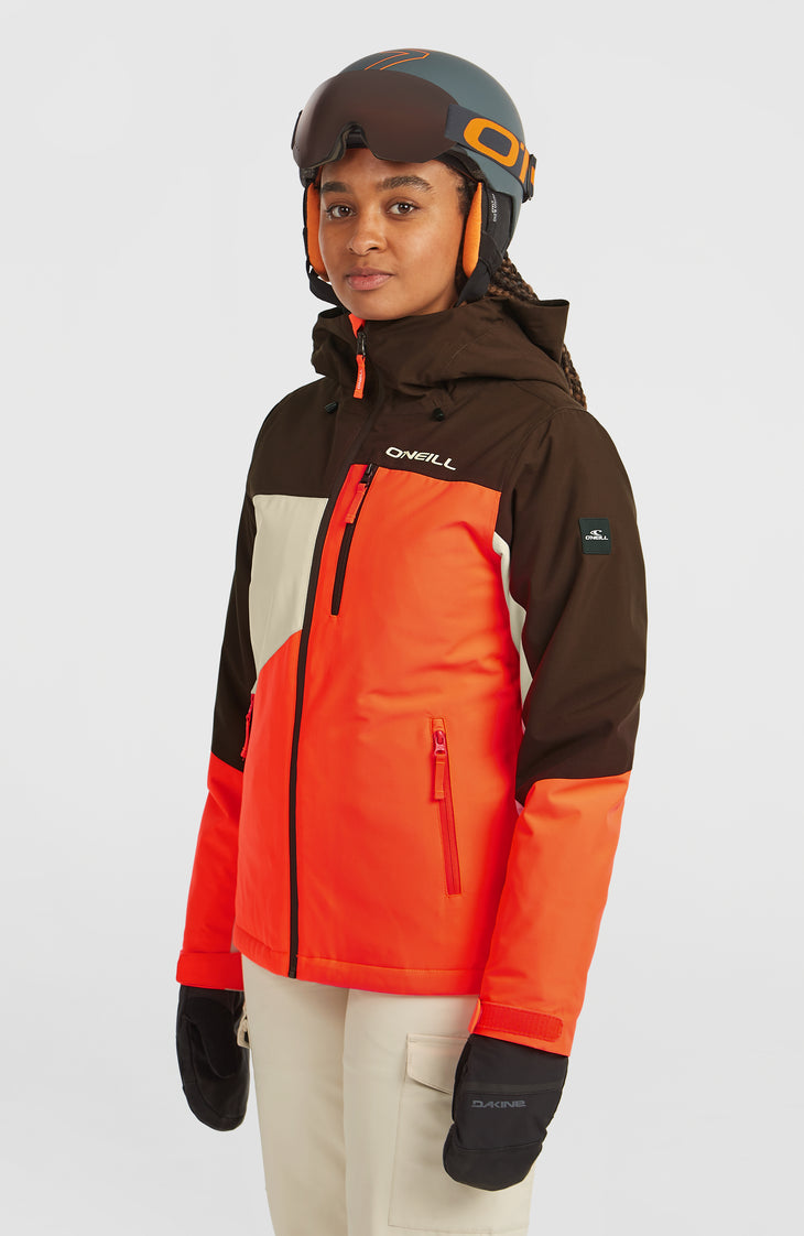 FWC'Cruz Triple Skijacke | Coffee Bean Colour Block