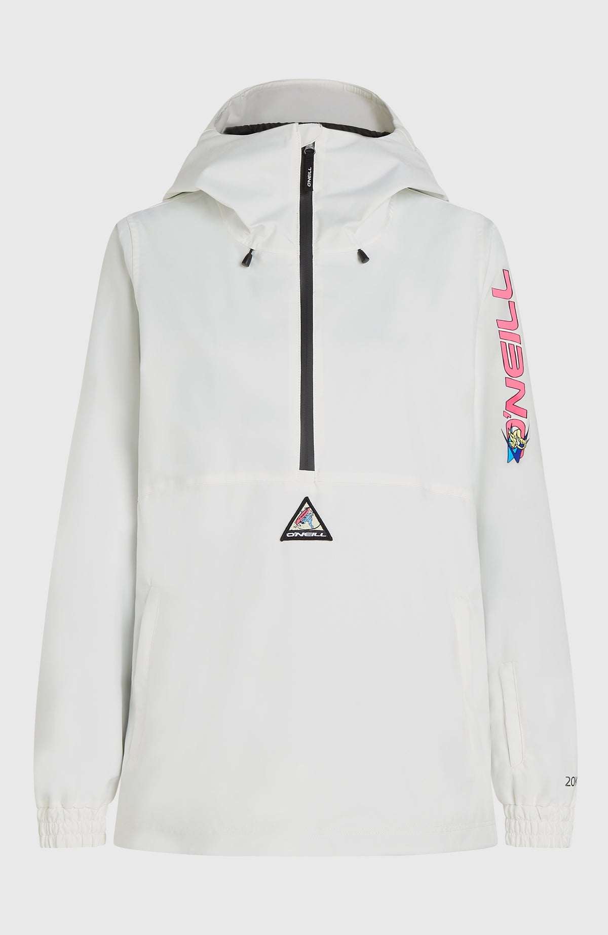 FWC'Play Park Ski- und Snowboardjacke für Damen, weiß, freigestellt von vorne