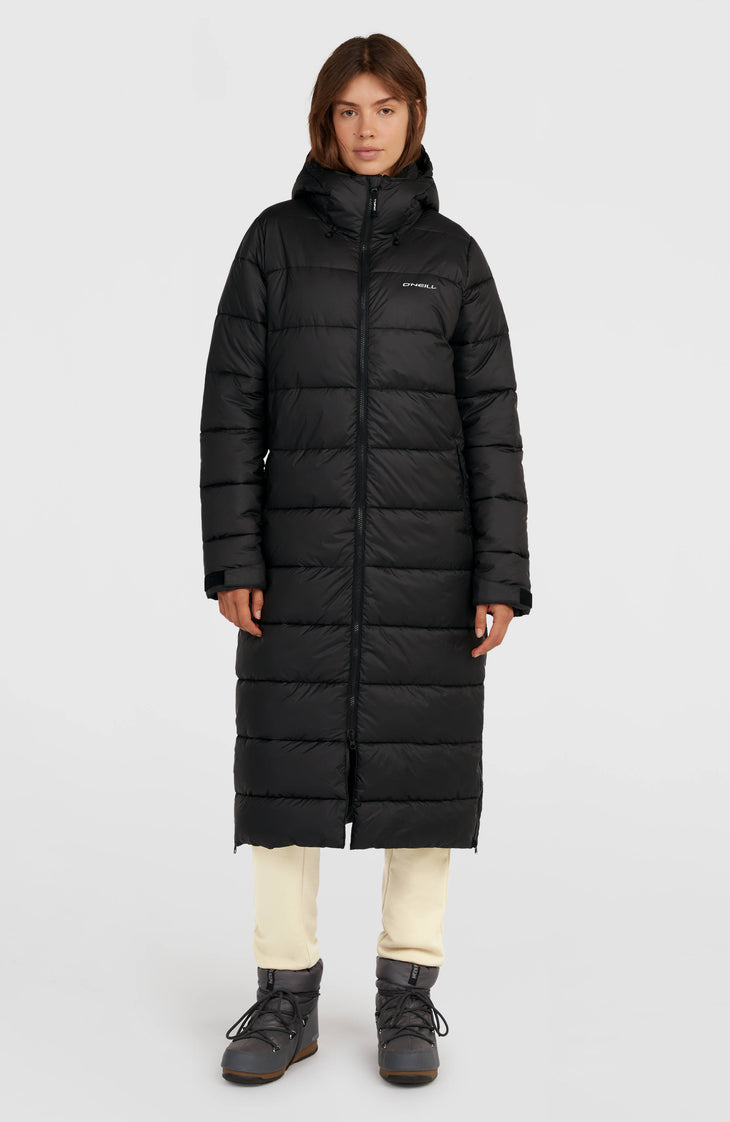 Lange Must-Have Steppjacke | Black Out