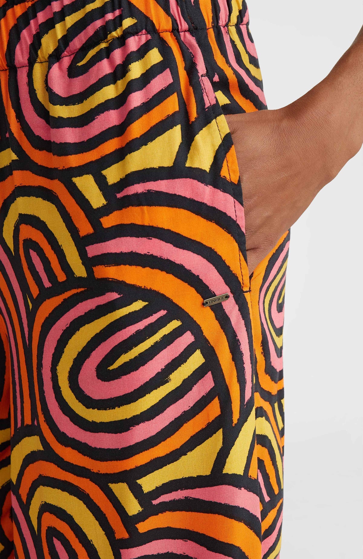 Malia Beach Hose | Orange Rainbow Stripe