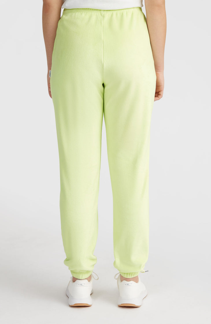 Velour Jogginghose | Lime Wash