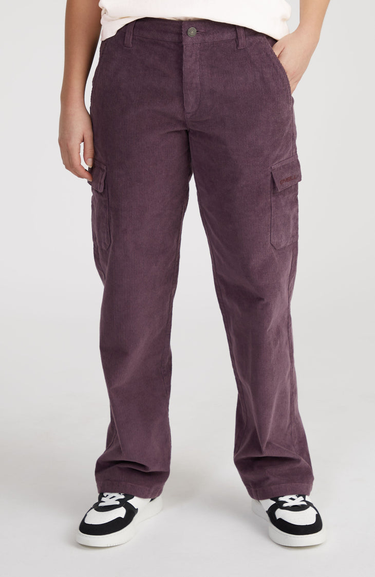 Surf Heroes Cord-Cargohose | Mauve Miracle