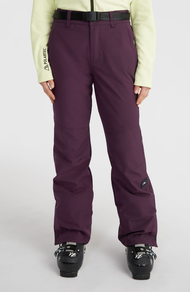 Star Slim Skihose | Aubergine