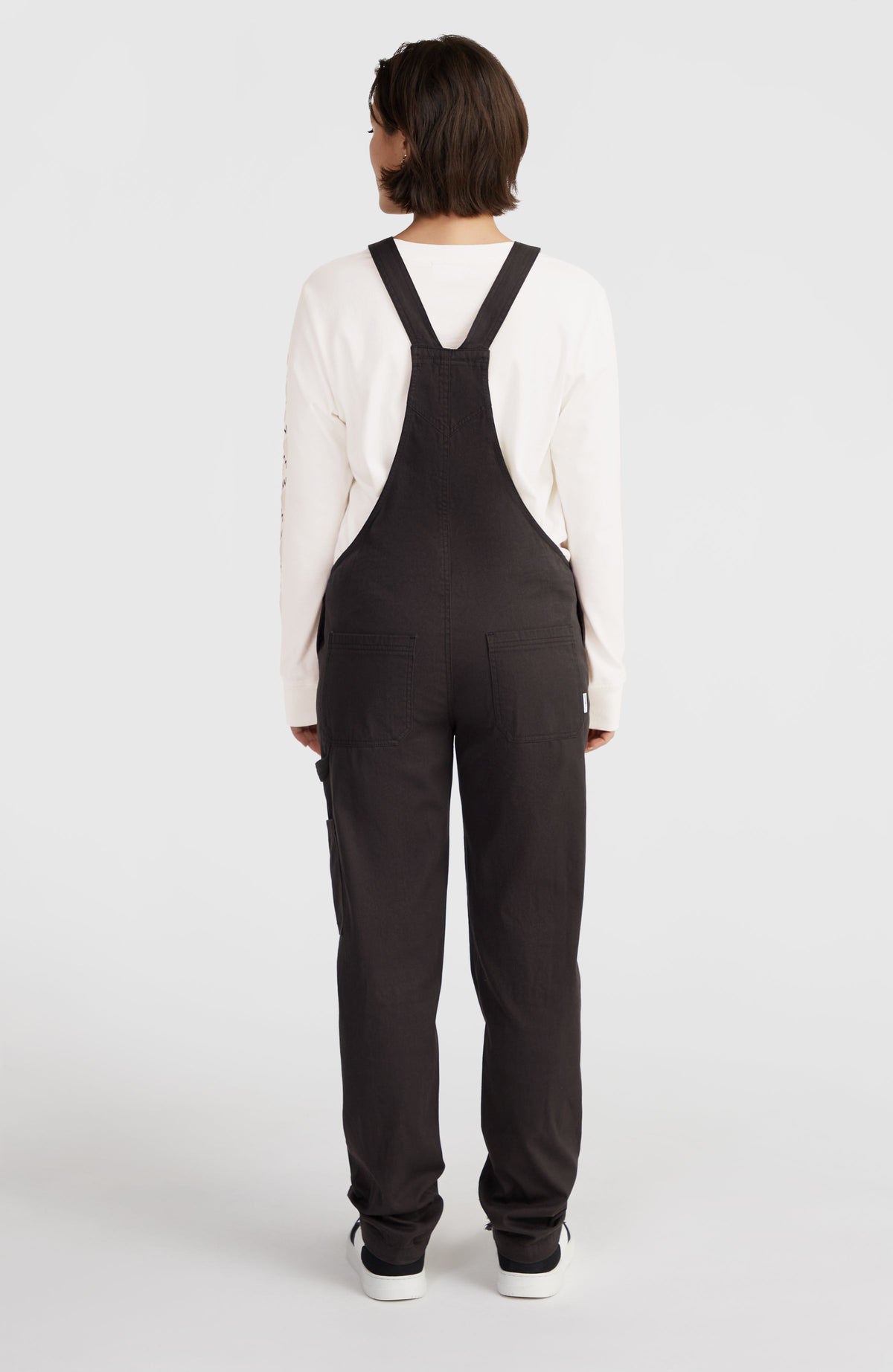 Twill-Latzhose | Black Out