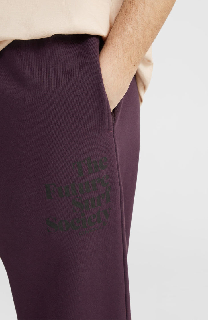 Future Surf Society Jogginghose | Aubergine
