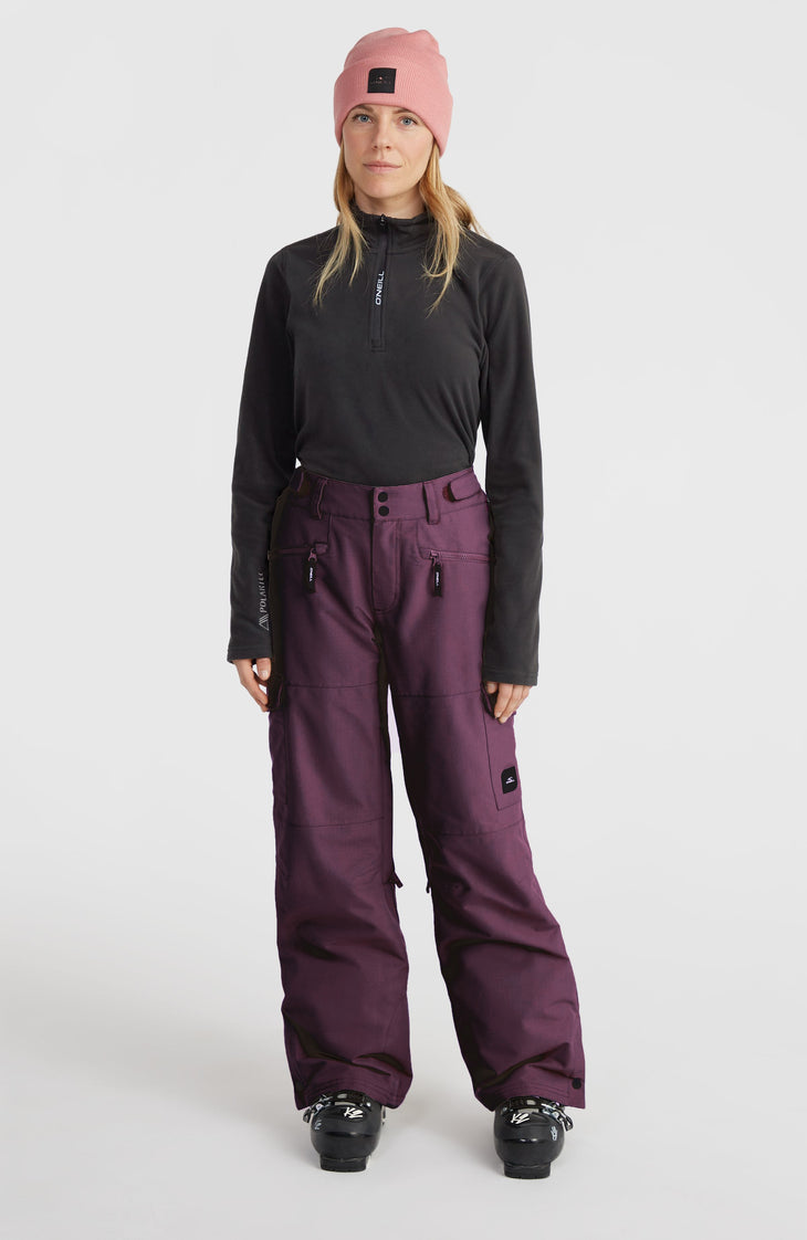 Utility Pro Loose Skihose | Aubergine