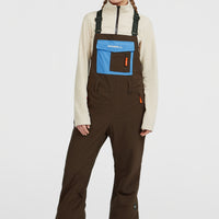 FWC'Peak Bib Skihose | Coffee Bean Colour Block