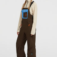 FWC'Peak Bib Skihose | Coffee Bean Colour Block