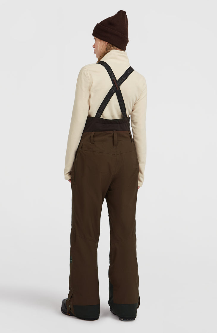 FWC'Peak Bib Skihose | Coffee Bean Colour Block