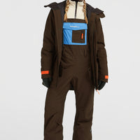 FWC'Peak Bib Skihose | Coffee Bean Colour Block