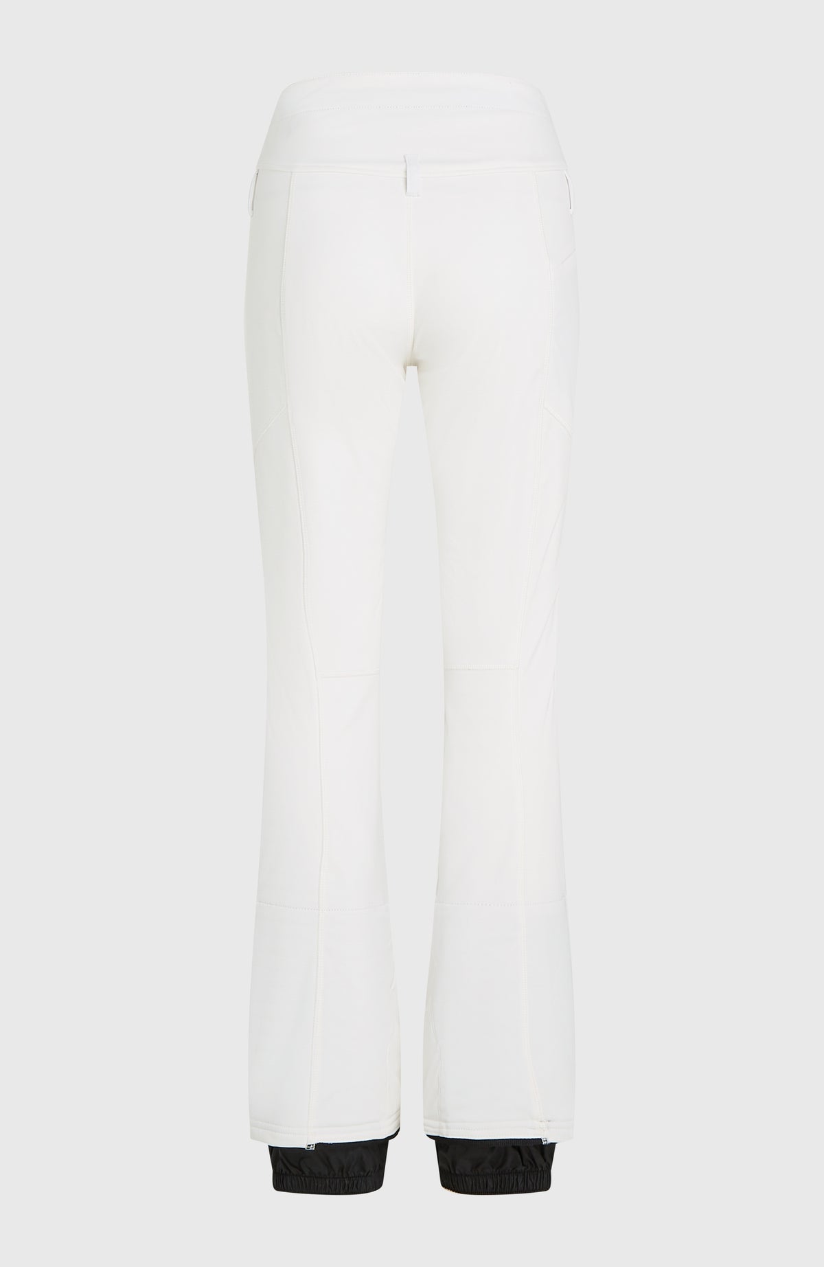 FWC'Cruz Softshell-Skihose für Damen, weiß, freigestellt von hinten