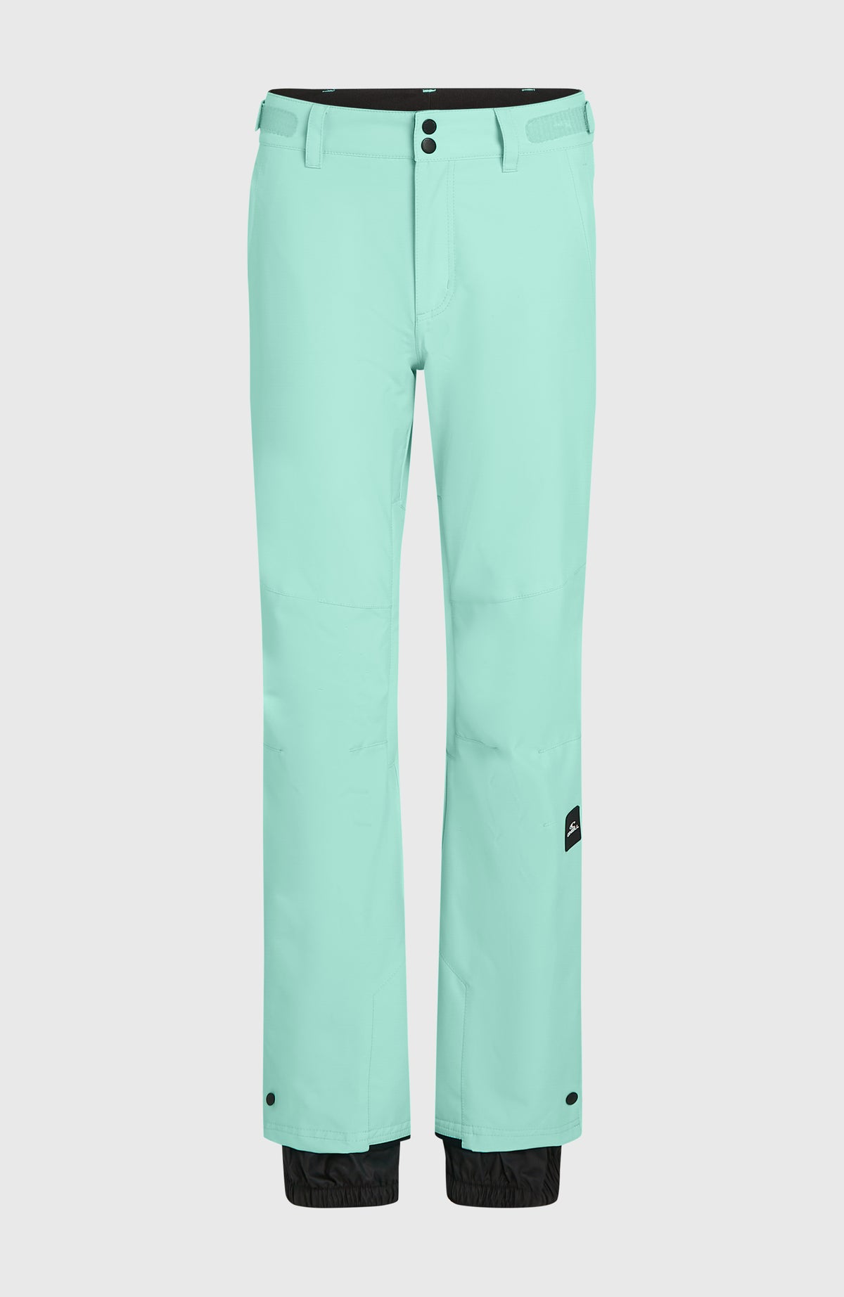 FWC'Cruz Slim Skihose für Damen, grün, freigestellt von vorne mit sichtbarem Schneefang