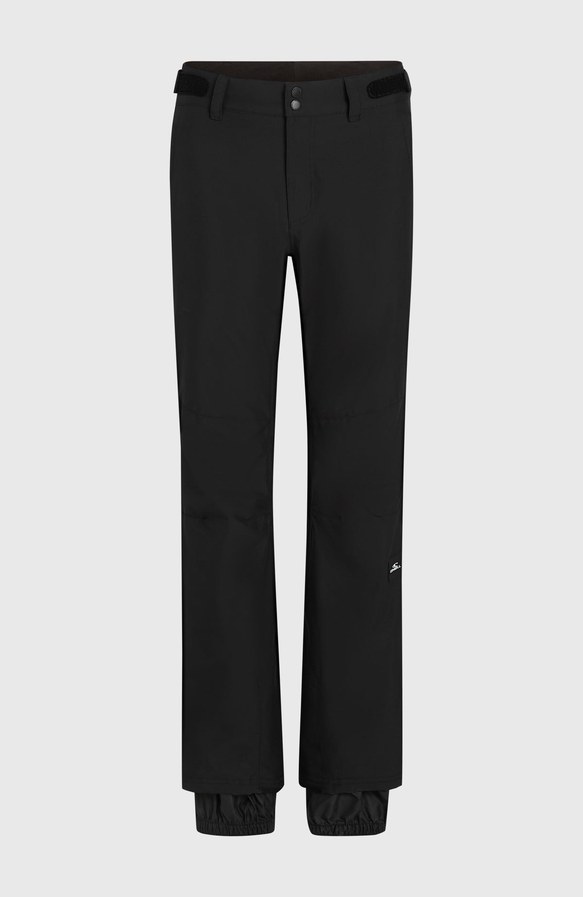 FWC'Cruz Slim Skihose für Damen, schwarz, freigestellt von vorne mit Bundverschluss