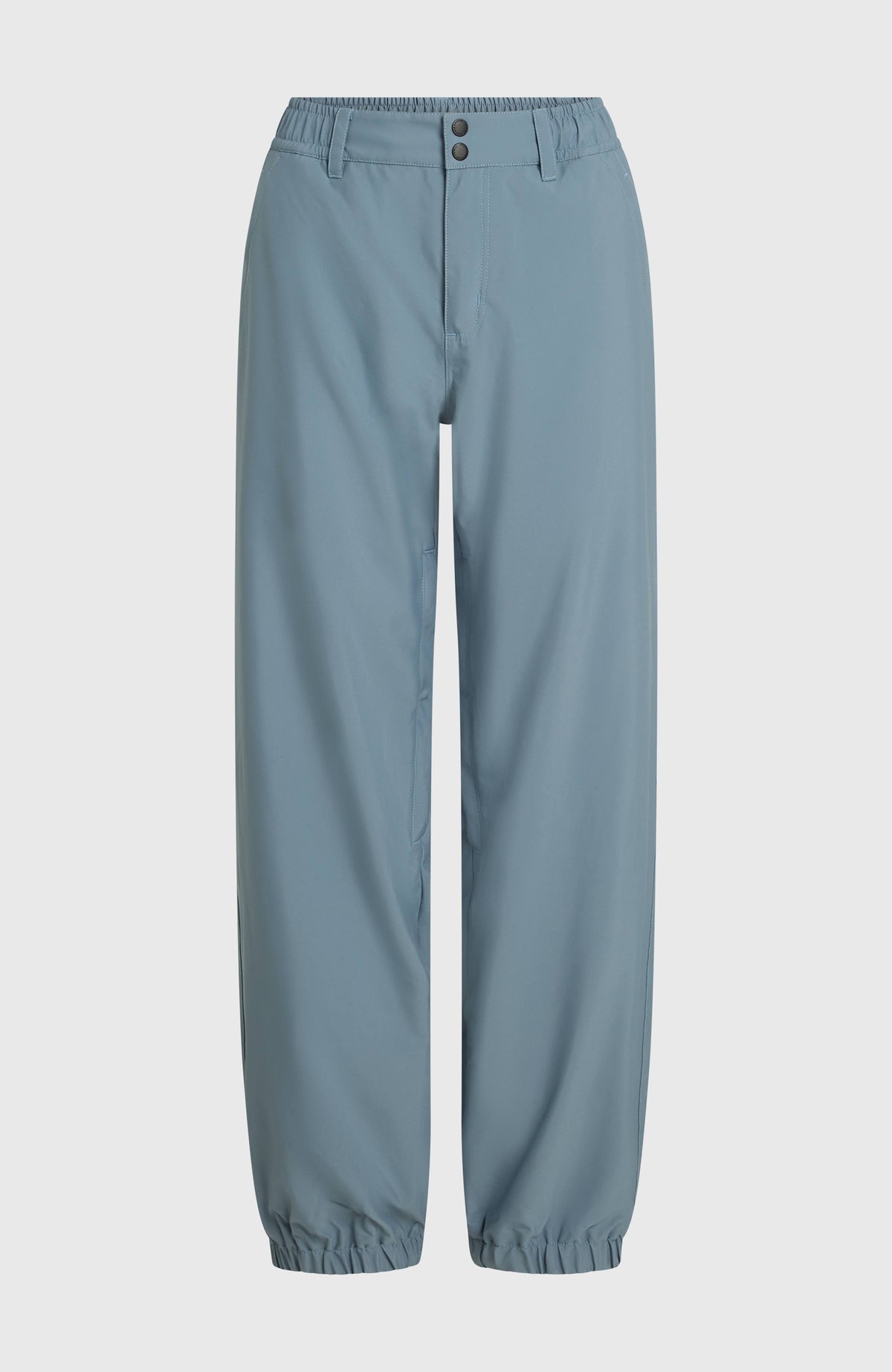 FWC Oversized Ski- und Snowboardhose für Damen, blau, freigestellt von vorne