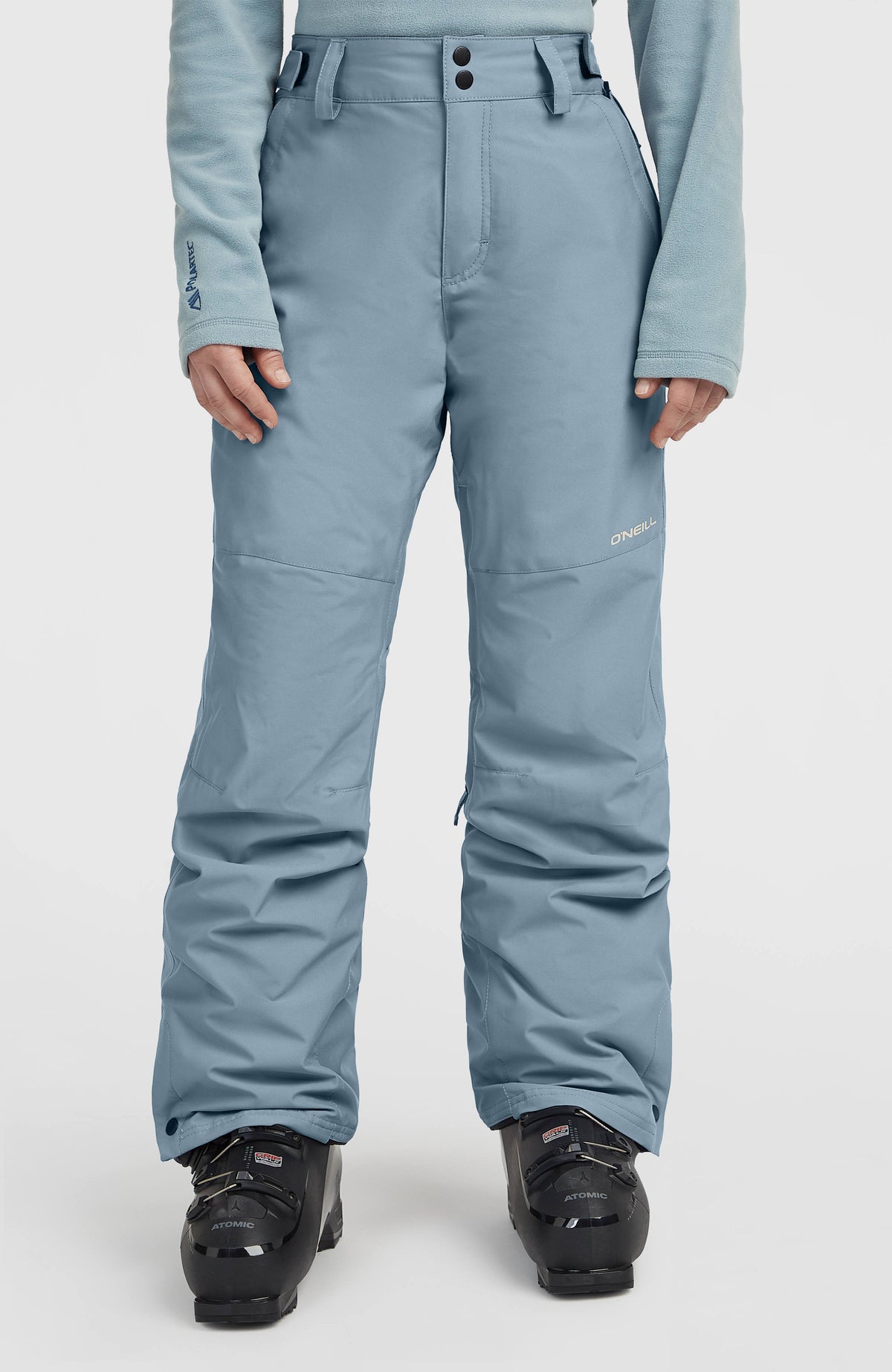 O'Neill FWC'Cruz Regular Skihose für Damen, blau, Vorderansicht am Model