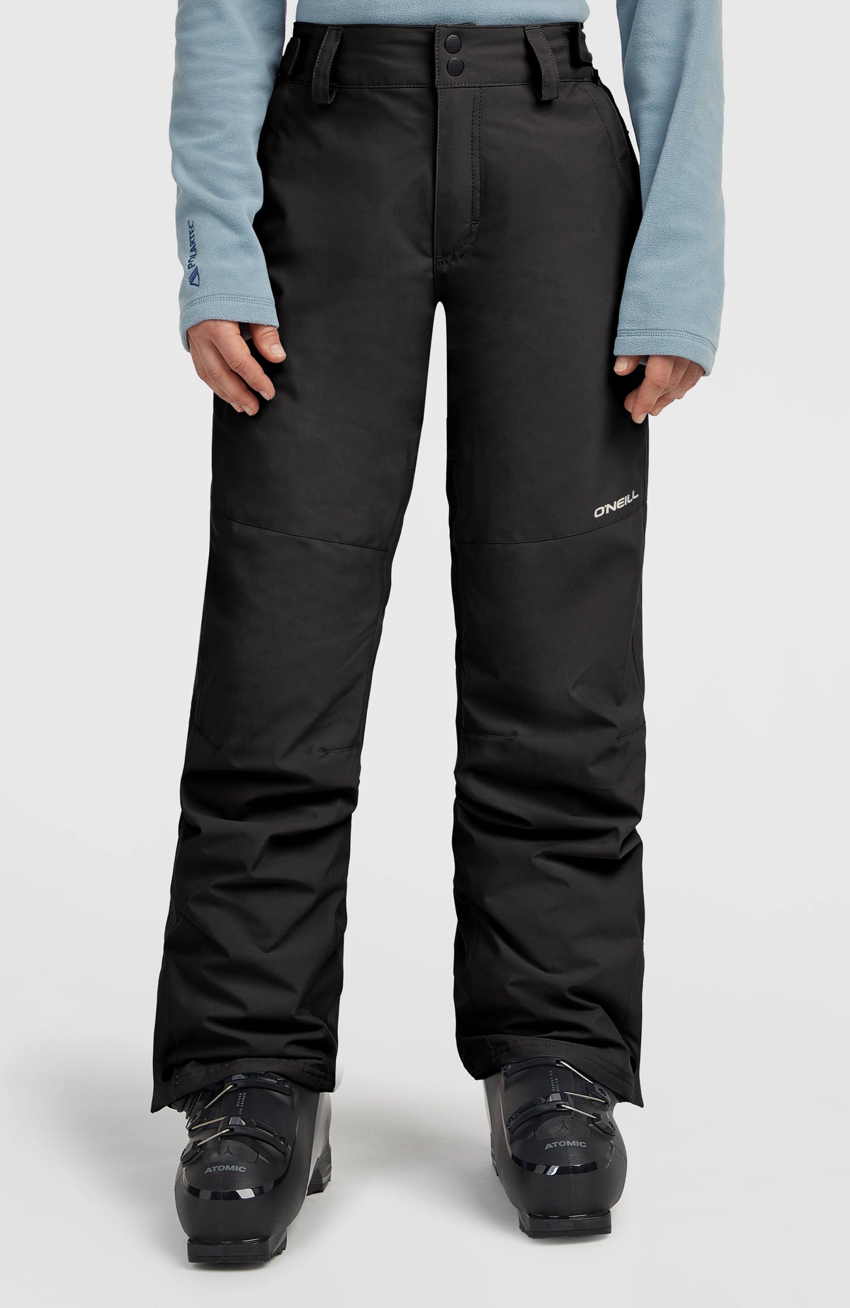 O'Neill FWC'Cruz Regular Skihose für Damen, schwarz, Vorderansicht am Model