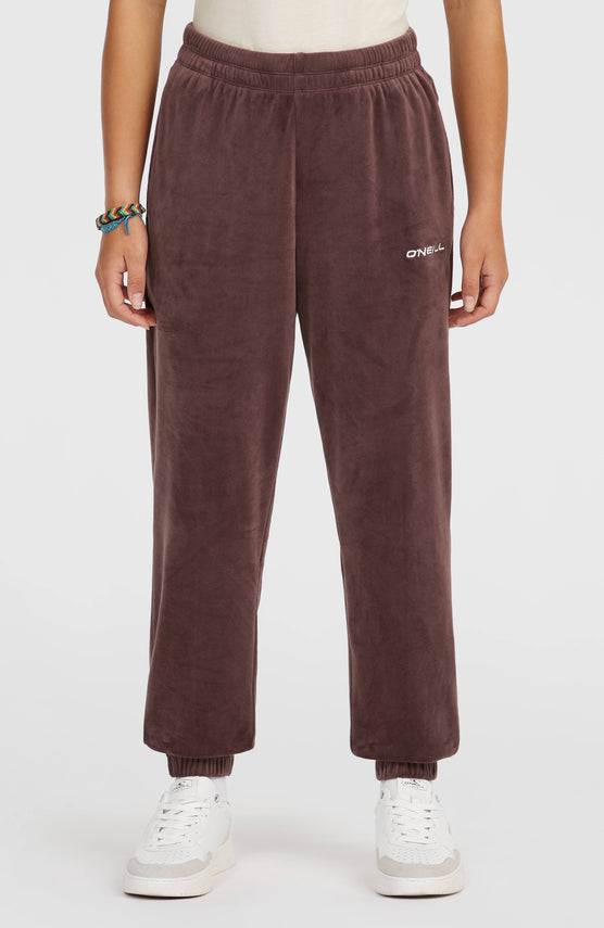 FWC'Cruz Velour Jogginghose | Purple Gray