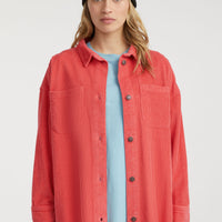 Cord-Overshirt | Red Orcher