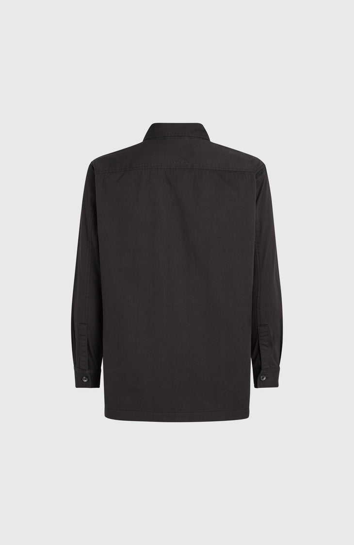Twill-Overshirt | Black Out