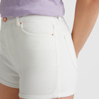 Essential Stretch 5 Pkt Shorts | Snow White