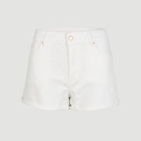 Essential Stretch 5 Pkt Shorts | Snow White