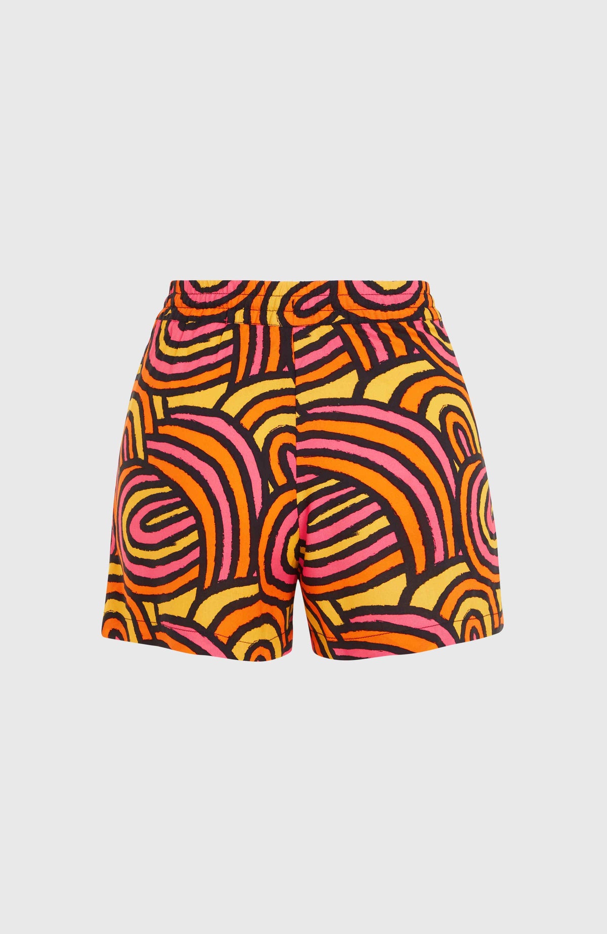 Amiri Beach Shorts | Orange Rainbow Stripe