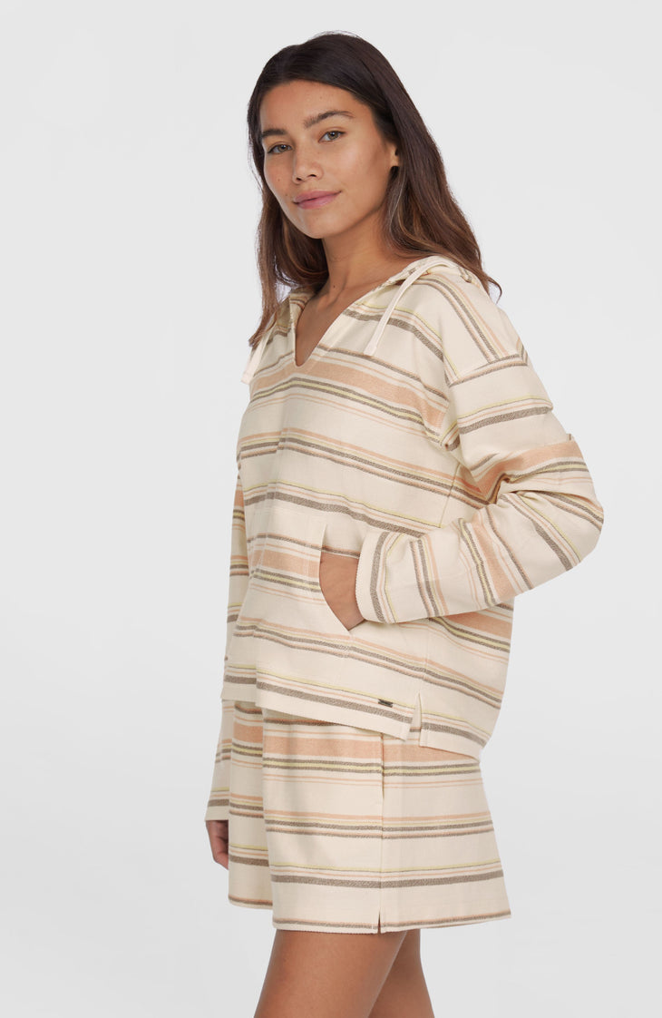Bavaro Hoodie | White Bavarro Stripe