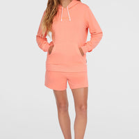 Essentials Script Hoodie | Coral Pink