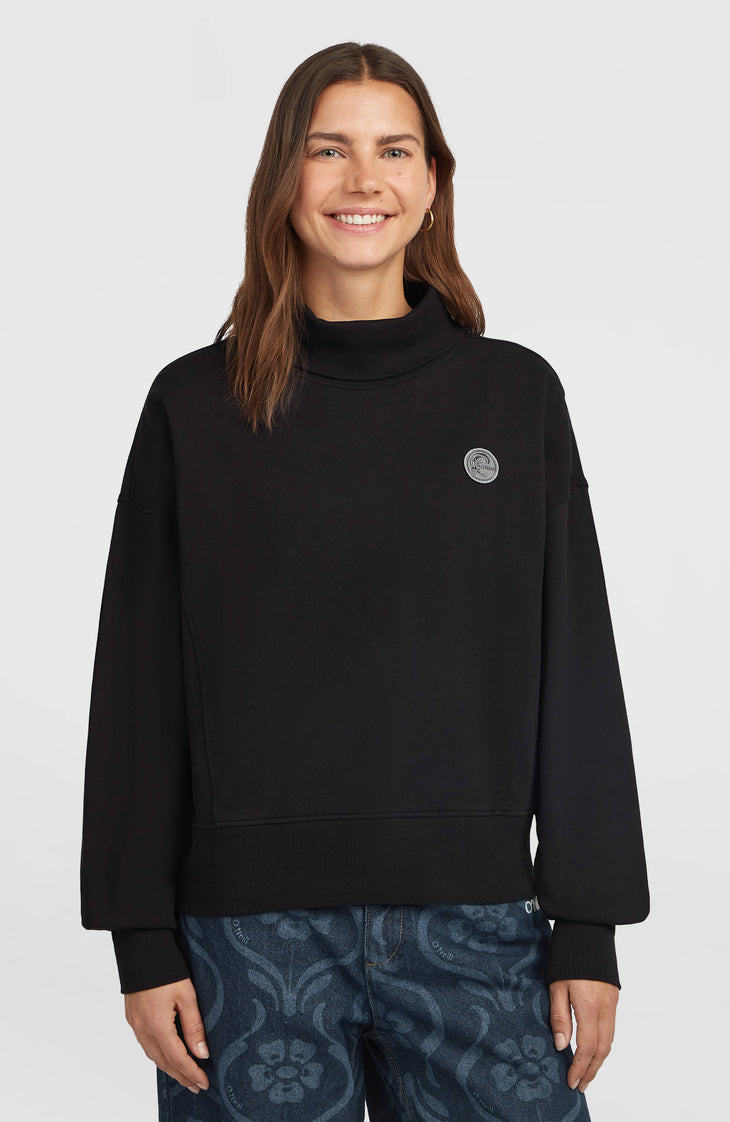 O'Riginals Crew Sweatshirt mit hohem Kragen | Black Out