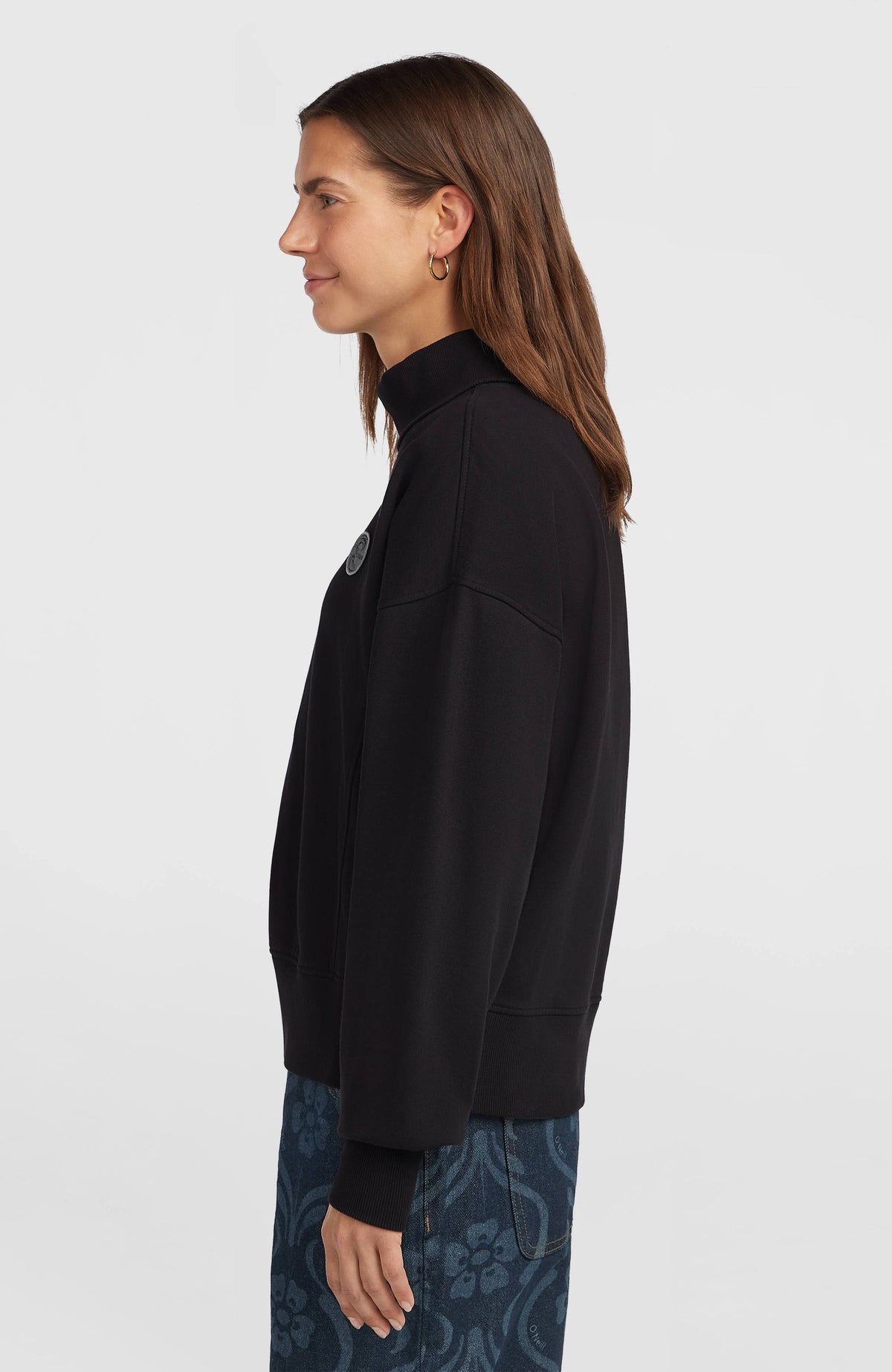 O'Riginals Crew Sweatshirt mit hohem Kragen | Black Out