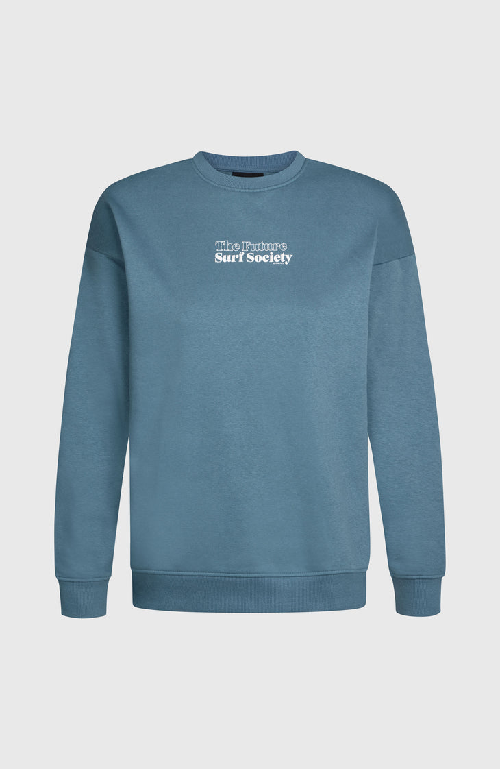 Future Surf Crew Sweatshirt | Mozart Blue