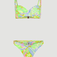 Tina Line Brights Bikini Set | Yellow Summer Brights