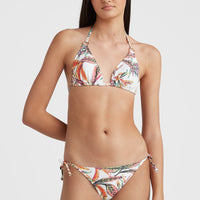 Capri - Bondey Bikini Set | White Tropical Flower