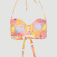 Havaa Bikini Oberteil | Yellow Scarf Print