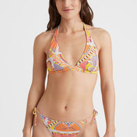 Marga Bikini-Top | Yellow Scarf Print