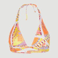 Marga Bikini-Top | Yellow Scarf Print