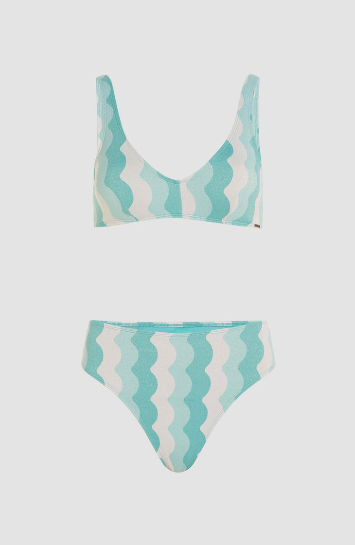O'Neill Beach Vintage Haley Bikini-Set | Blue Big Waves