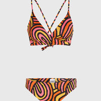 Baay Maoi Bikini-Set | Orange Rainbow Stripe