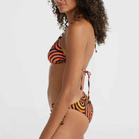 Capri Bondey Bikini-Set | Orange Rainbow Stripe