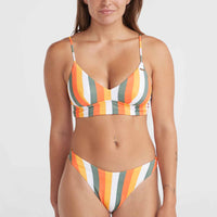 Wave Skye Bikini-Set | Orange Multistripe