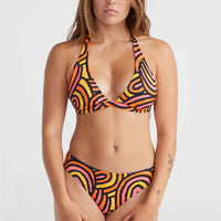 Marga Rita Bikini-Set | Orange Rainbow Stripe